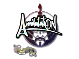 Autocolante | ANNIHILATION (Glitter) | Paris 2023