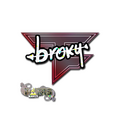 Sticker | broky (Glitter) | Paris 2023 image 120x120
