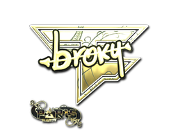 Autocolante | broky (Gold) | Paris 2023