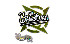 Sticker | Brollan (Glitter) | Paris 2023