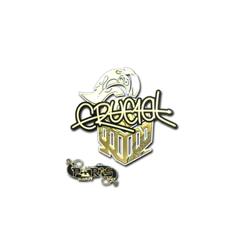 Sticker | CRUC1AL (Gold) | Paris 2023 image 360x360