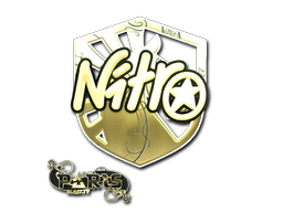 Sticker | nitr0 (Gold) | Paris 2023