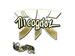 Samolepka | nicoodoz (zlatá) | BLAST.tv Paris 2023