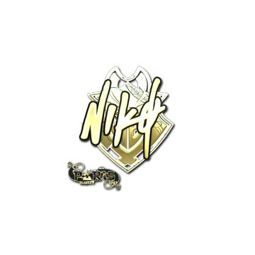 Sticker | NiKo (Gold) | Paris 2023 image 360x360