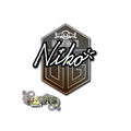 Sticker | niko (Glitter)  | Paris 2023 image 120x120
