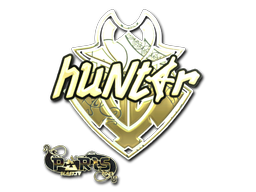 Adesivo | huNter- (Oro) | Parigi 2023