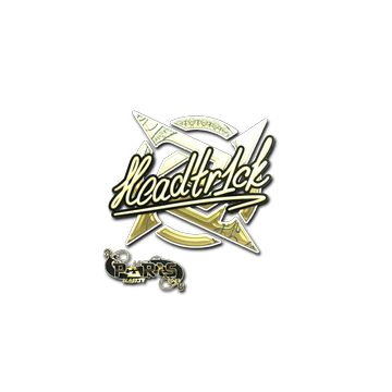 Sticker | headtr1ck (Gold) | Paris 2023 image 360x360