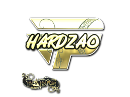 ステッカー | hardzao (ゴールド) | Paris 2023