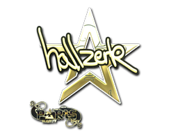 Samolepka | hallzerk (zlatá) | BLAST.tv Paris 2023