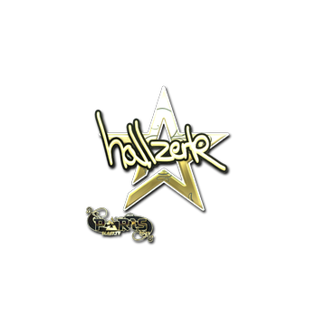 Sticker | hallzerk (Gold) | Paris 2023 image 360x360