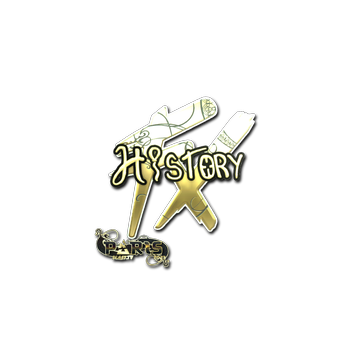 Sticker | History (Gold) | Paris 2023 image 360x360