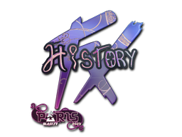 Sticker | History (Holo) | Paris 2023