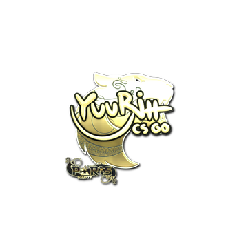 Sticker | yuurih (Gold) | Paris 2023 image 360x360