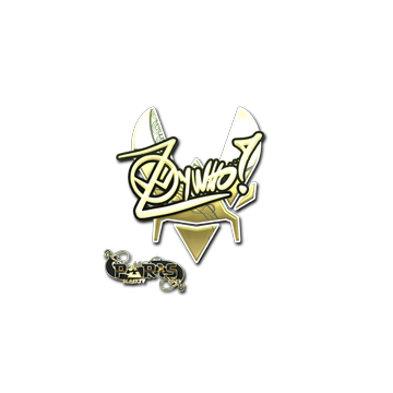 Sticker | ZywOo (Gold) | Paris 2023 image 360x360