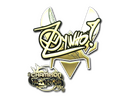 Sticker | ZywOo (Gold, Champion) | Paris 2023