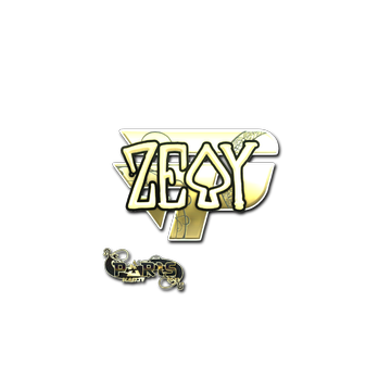 Sticker | zevy (Gold) | Paris 2023 image 360x360