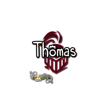 Sticker | Thomas (Glitter) | Paris 2023 image 360x360