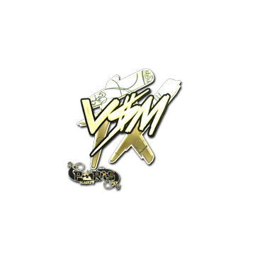 Sticker | v$m (Gold) | Paris 2023 image 360x360