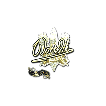 Sticker | Woro2k (Gold) | Paris 2023 image 360x360
