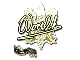Sticker | Woro2k (Gold) | Paris 2023