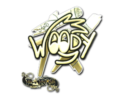 Sticker | WOOD7 (Gold) | Paris 2023