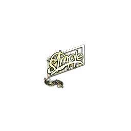 Sticker | s1mple (Gold) | Paris 2023