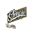 Sticker | s1mple | Paris 2023 image 120x120