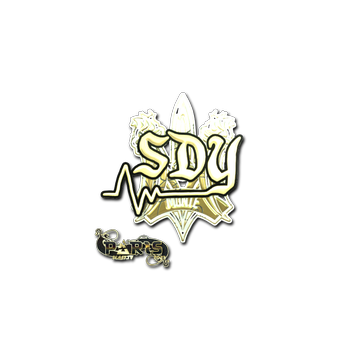 Sticker | sdy (Gold) | Paris 2023 image 360x360