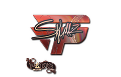 Sticker | skullz (Holo) | Paris 2023