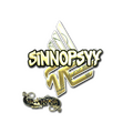 Sticker | sinnopsyy (Gold) | Paris 2023 image 120x120