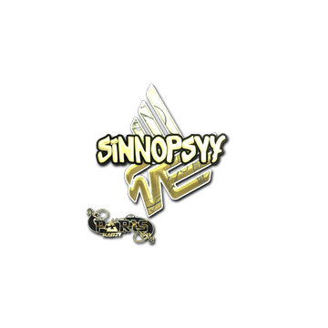 Sticker | sinnopsyy (Gold) | Paris 2023 image 360x360