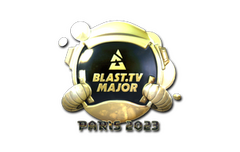 Sticker | BLAST.tv (Gold) | Paris 2023