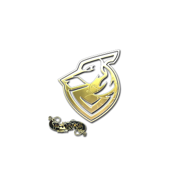 Sticker | Grayhound Gaming (Gold) | Paris 2023 image 360x360