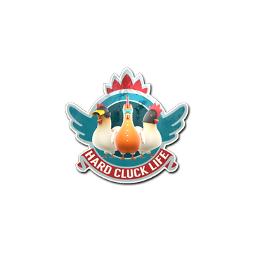 Sticker | Hard Cluck Life image 360x360