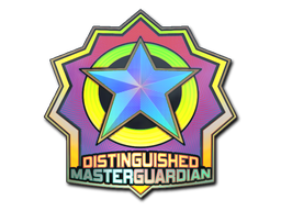 Klistermärke | Distinguished Master Guardian (Holo)