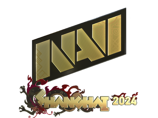 Klistermärke | Natus Vincere (Gold) | Shanghai 2024