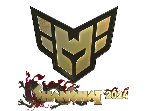 Klistermärke | HEROIC (Gold) | Shanghai 2024