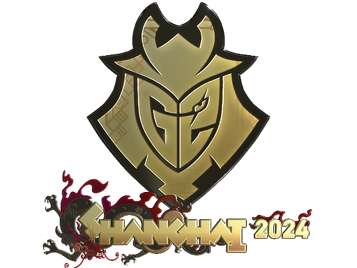 Klistermärke | G2 Esports (Gold) | Shanghai 2024