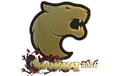 Sticker | FURIA (Gold) | Shanghai 2024