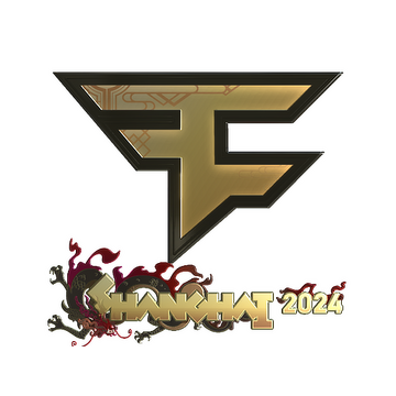 Sticker | FaZe Clan (Gold) | Shanghai 2024 image 360x360