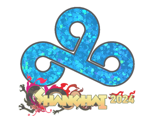 Klistermärke | Cloud9 (Glitter) | Shanghai 2024