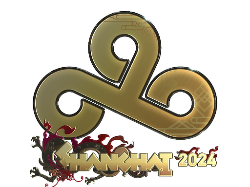 Klistermärke | Cloud9 (Gold) | Shanghai 2024