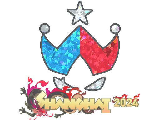 Klistermärke | Wildcard (Glitter) | Shanghai 2024