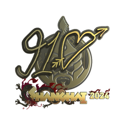 Sticker | 910 (Gold) | Shanghai 2024