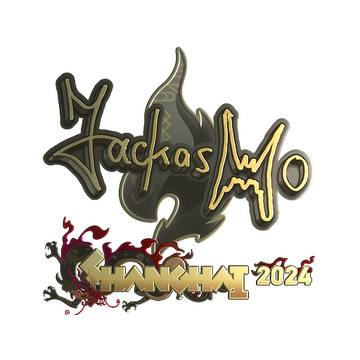 Sticker | jackasmo (Gold) | Shanghai 2024 image 360x360