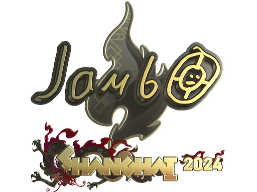 Samolepka | jambo (Gold) | Shanghai 2024