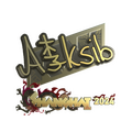 Sticker | Aleksib (Gold) | Shanghai 2024 image 120x120