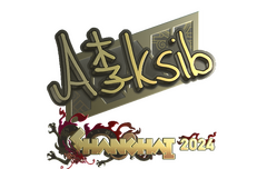 Sticker | Aleksib (Gold) | Shanghai 2024