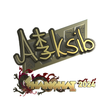 Sticker | Aleksib (Gold) | Shanghai 2024 image 360x360