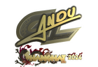 Sticker | aNdu (Gold) | Shanghai 2024